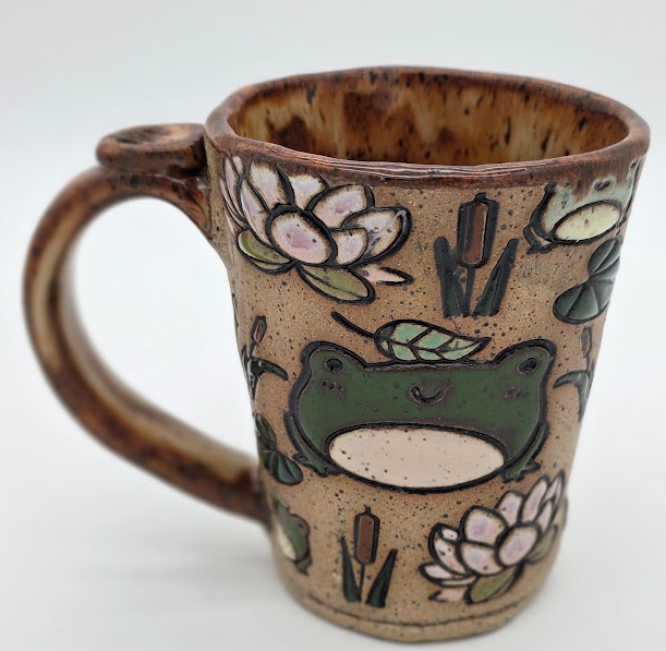 Frog Mug by Deborah Christiansen