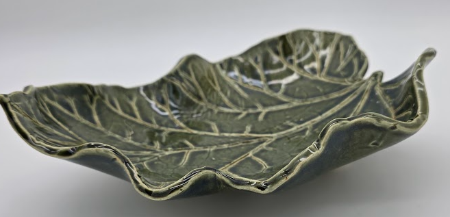 Rhubarb Leaf by Deborah Christiansen
